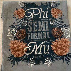 Phi Mu comfort colors long sleeve